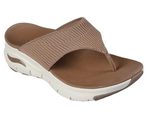 Image of Skechers Women Arch Fit Easy Day Flip Flops