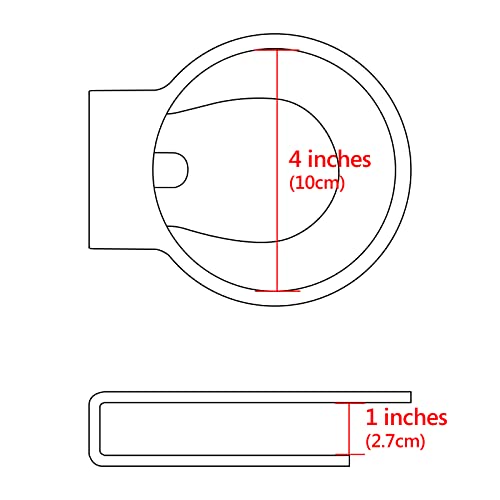 Image of GEEKRIA Acrylic Wall Mount Compatible with 2022 Echo Dot 5th Gen / 4th Gen, 5th Gen with LED Clock & Alexa, Stable and Easy Installation Speaker Mount Stand Protector (Clear)