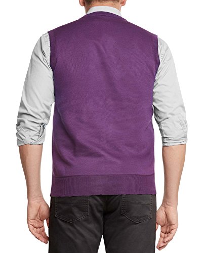True Rock Men's Argyle V-Neck Sweater Vest3