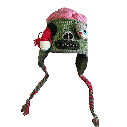EINCORN Eyes Headgear Knitted es Hat Woolen Hat Hat All-match Windproof for Party Halloween Costume Accessory