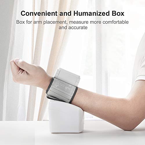 Wrist Blood Pressure Monitor, HYLOGY Blood Pressure Monitor Fully Automatic Blood Pressure and Pulse Measurement with 2 x 90 Memories, High Accuracy, LCD Display, Portable for Home use - Thumbnail 7