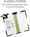 EB-BT585ABA EB-BT585ABE GH43-04628A Tablet Battery Replacement for Samsung Galaxy Tab A 10.1 10.1