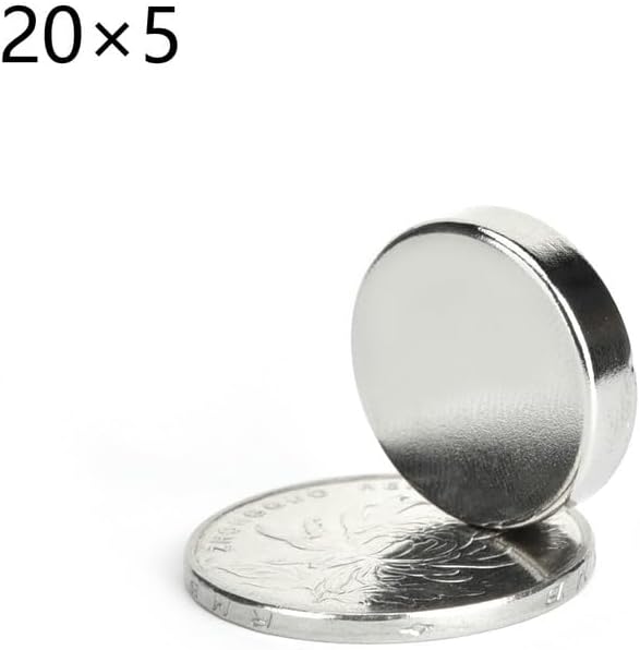 2/5/10/20 Pcs 20x5 Neodymium 20mm x 5mm NdFeB Round Super Permanent Magnetic imanes Disc 20x5 Magnet(20pcs)