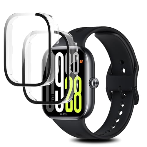 �y2���Z�b�g�zFor Redmi Watch 5 �P�[�X �J�o�[ �t�B���� ��̌^ Ubefuu �S�ʕی� �����ߗ� �����x�^�b�` �y�� �Ռ��z�� �w��h�~ �h���h�o�i�N���A*2�j