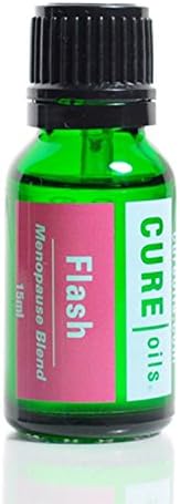 Menopause Relief Essential Oil for Women PMS Menstrual Cramps Hot Flashes Depression Anxiety Insomnia - 100% Pure & Natural Therapeutic Grade - Best Quality Flash Blend - 15ml by CUREoils