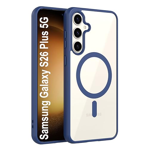 Image of Zapcase Back Case Cover for Samsung Galaxy S26 Plus 5G | Compatible for Samsung Galaxy S26 Plus 5G Back Cover | Scratch-Resistant Back Cover | Navy Blue