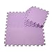 AWSAD Dalles en Mousse Coffre-Fort Doux Durable Jardin d'enfants Tapis De Couture De Chevet, 9 Couleurs, 30x30x1cm (Color : Purple, Size : 30x30x1cm (25 Tiles))