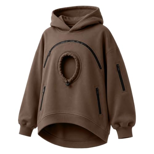 SdGgsgv Cat Pocket Hoodie Unisex Oversized Cute Fleece Zipper Dog Hoodies - image 4