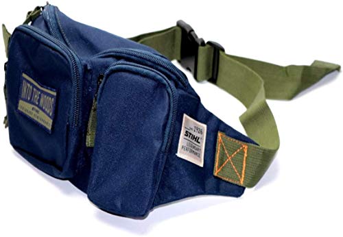 Preisvergleich Produktbild Stihl 4201600002 Gürteltasche Blau Gewachst, Bauchtasche