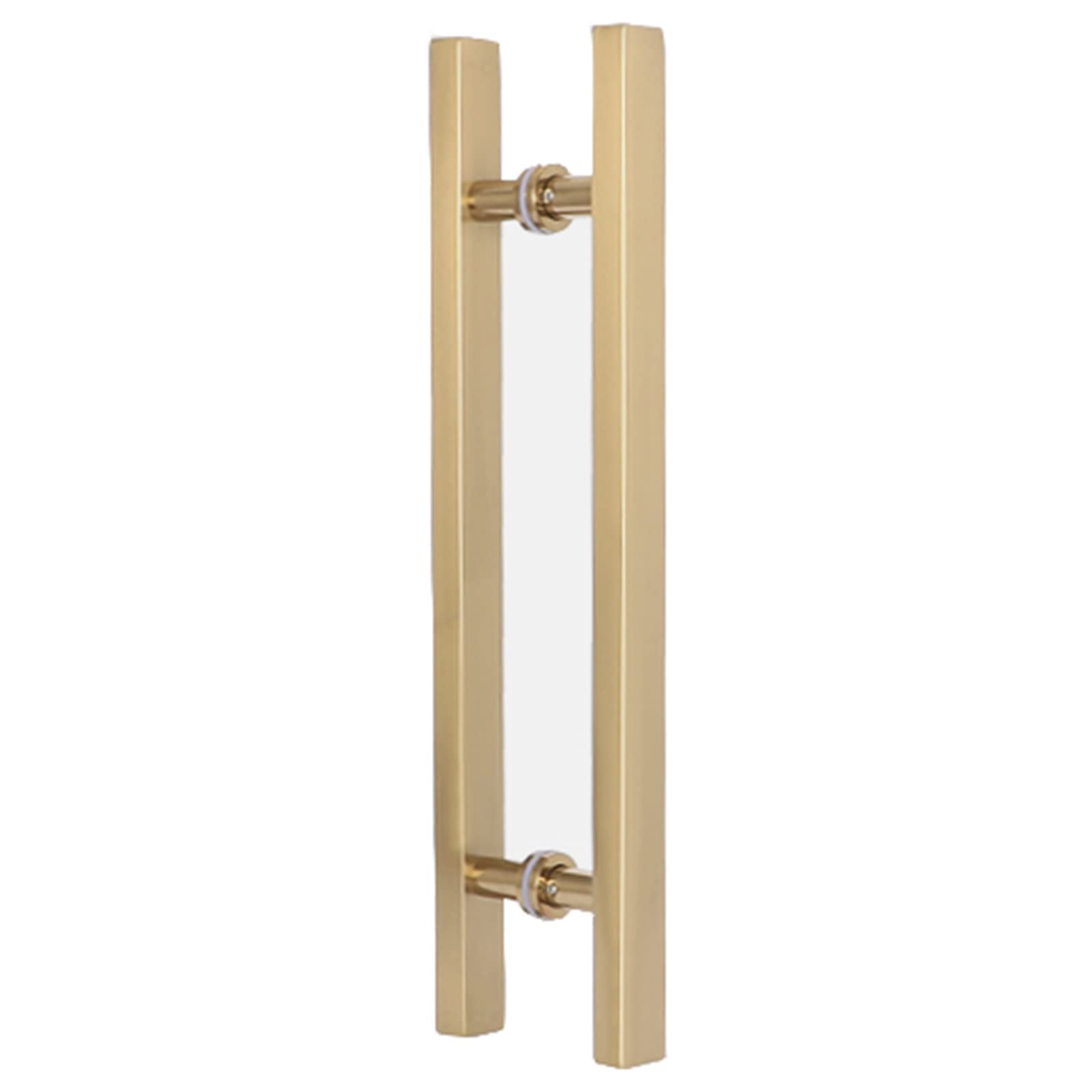 Gthtuhfd Gold Rose Double Sided Square Push Pull Sliding Door Handle For Barn Doors Outside Doors Interior Door 800Mm,-500Mm