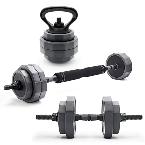 CAP Barbell Multi-Use Adjustable Weight Set – Versatile Dumbbell, Barbell & Kettlebell for Full-Body Workouts | 45lb and 66lb options