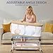 MOMFANN Baby Bassinet Bedside Sleeper, Upgraded Stability Bedside Crib with Full Mesh Sides, Soft Sheet, 6-Height Adjustment, Storage Basket, Easy Folding Portable Bassinet for Newborns, Oatmeal