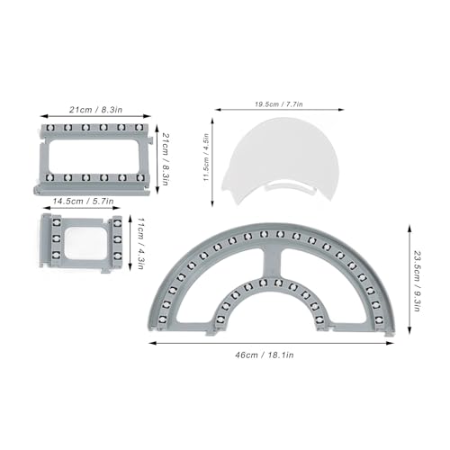Torvex Lazy Susan、取り外し可能な回転ダイニングテーブルトレイ、多機能ターンテーブルサービングプラッター、家庭用キッチン食事用 [5]