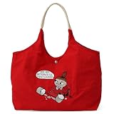 [MOOMIN ムーミン] トートバッグ エコバッグ 大容量 大きい レディース 刺繍 かわいい RMPK-01