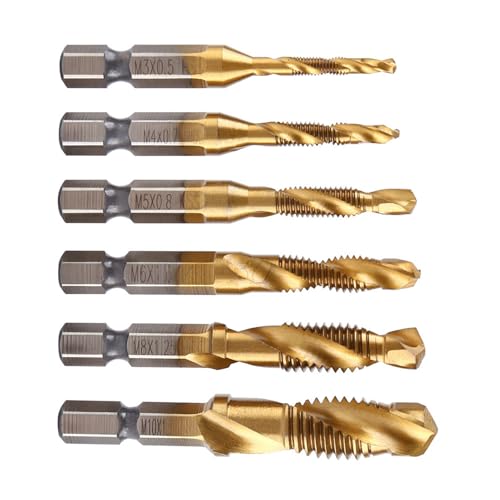 Lot De 2 Tarauds M10 X 1 Avec Filière - Tarauds HSS Pour Filetage Métrique Intérieur Et Extérieur, Haute Précision