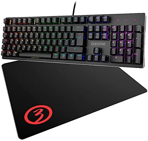 Ozone Gaming Teclado Alliance Híbrido Mecanico Keyboard Gamer Sil...