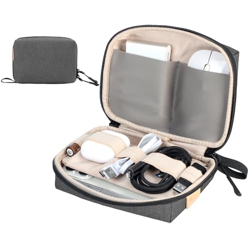 Organizador de cables para el bolso de viaje: lleva tus cargadores y auriculares al trabajo