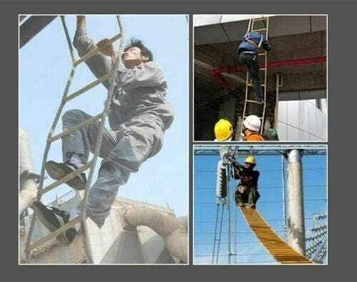 Step Ladder Folding Step Stool Extension Ladder Ladder Fire Escape Ladder Folding Emergency Fire Escape Ladder Rescue Rope Ladder For Cleaning Job Building Folding Ladder Telescoping Ladder ( Color :