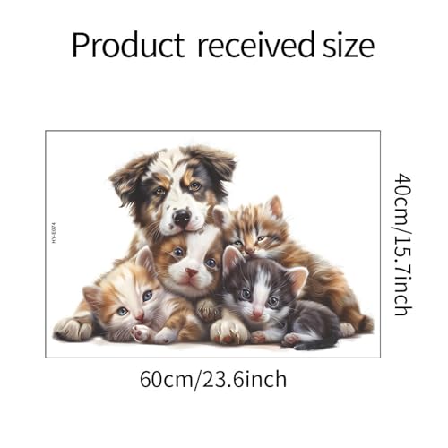 Vinilos Decorativos Achang Adorables Cachorros y Gatitos miniatura 2