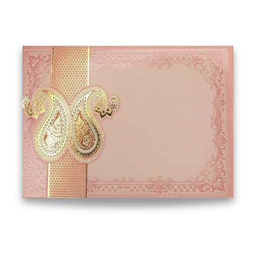 Image of Fonsie cash shagun Pocket small size (4.53 * 3.35 inches) fancy design envelopes pack of 70 for gifting money on wedding gift, baby shower gift, shagun, family gatherings, Ambiyan Pink.