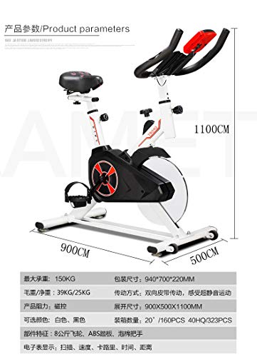 Image of SportsHome spinning bike Ultra-quiet exercise bike Indoor exercise bike Bicycle fitness equipment screw shift adjustment Gym