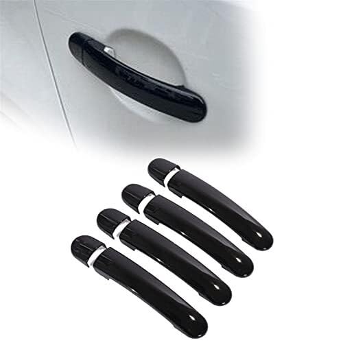 Poignée de porte extérieure noire sans trou de serrure pour Vw Golf Polo 2010-2019