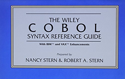 The Wiley COBOL Syntax Reference Guide: With IB... 0555117162 Book Cover