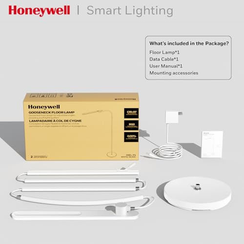 Honeywell LED Floor Lamp Dimmable Gooseneck Reading Living Room Bedroom 77" - image 7