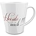 FunTasstic Heirate mich ! Heiratsantrag konische Tasse 100% handmade in Deutschland - zum Tee, Kaffee, als Geschenkidee mit Spruch, witzig, K&uuml;che Deko