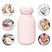 Wowang Squeeze Bottle with Flip Cap Travel Bottles for Toiletries 2 Pack 3.4 oz/100ml Travel Containers for Toiletries Shampoo and Conditioner Bottles Refillable Plastic Travel Size Bottles(Pink)