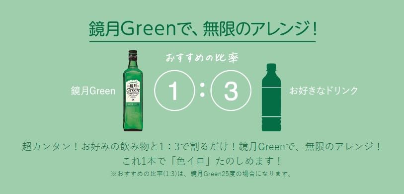Amazon.co.jp: サントリー 鏡月Green PET 25度 4L【同一規格4本まで1