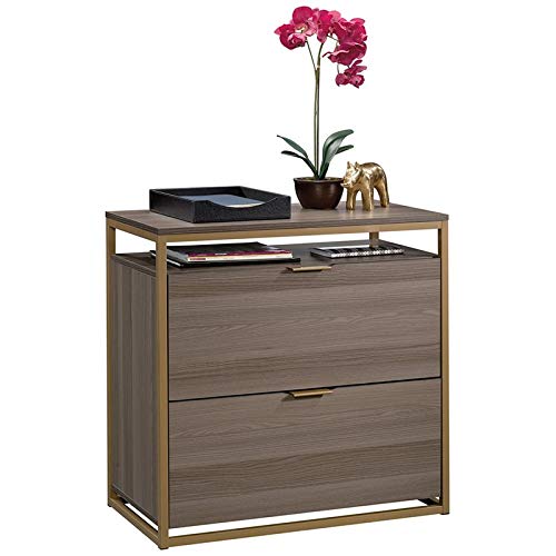 Sauder International Lux Lateral File, L: 30.32" X W: 16.54" X H: 29.72", Diamond Ash #TOP2