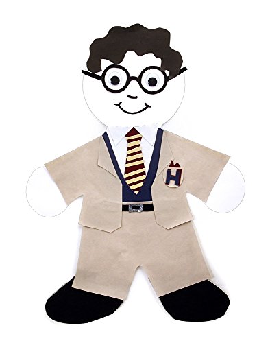 image for Hygloss White People Shapes Cut-Outs – Pack of 25 Paper Shapes 16-In