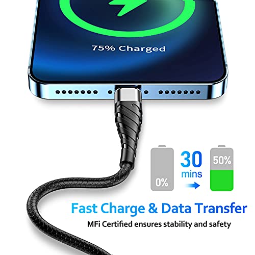 Dayaoncy Cavo iPhone 3 Metri 3Pezzi, Certificato