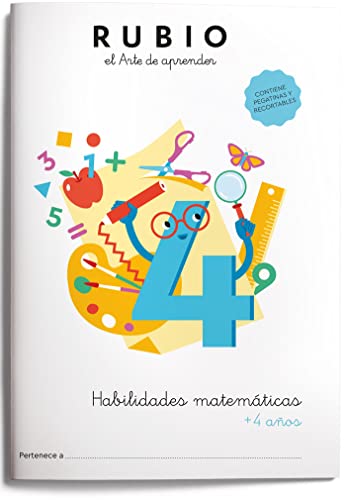 Habilidades matemáticas 4 años | Actividades basadas en situaciones de la vida diaria (Habilidades Matemáticas para Educación Infantil RUBIO)