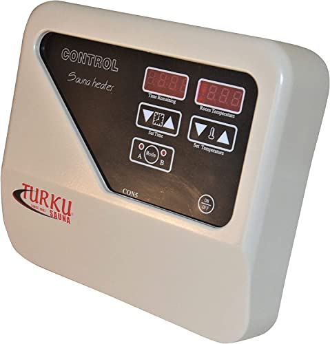 TURKU Replacement Set Sauna Stove CON5 CON 5 External Digital Controller  and Thermostat Sensor - Ez Hot Tubs