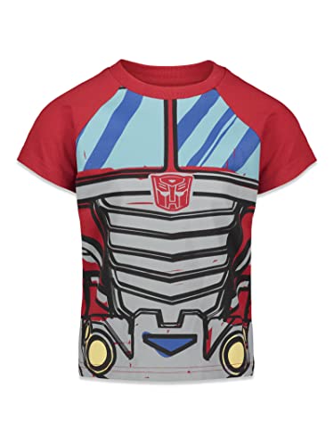 Transformers Optimus Prime Bumblebee Megatron Little Boys 3 Pack Graphic T-Shirts Red/Yellow/Black 7-8 thumb #2