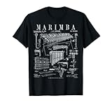 Listo para la orquesta y el ensayo de campamento de banda de marcha. Diagrama único de aplicación de patente retro de instrumento musical de percusión de marimba vintage y diseño de mazo.