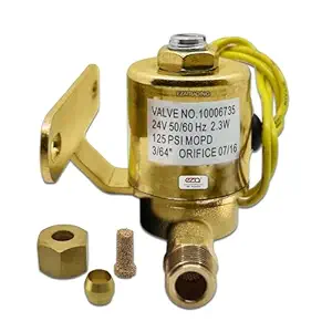 4040 Humidifier Solenoid Valve 10006735 for Aprilaire 400, 500, 600 and 700 series Whole House Humidifier 24V, 3/64 - ? ORIFICE 07/16-1 Year Warranty