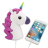 ✅UBMSA Nueva Actualización Mini Unicornio,Emoji potencia y proporciona la fuente de energía adicional para Smartphone iPhone, Samsung Galaxy, LG, Huawei, o para dispositivos como iPod, reproductores MP3, cámaras, controladores de consolas y otros dispositivos móviles que pueden cargarse mediante puerta USB.antigolpes y resistente, para niños y adultos. La batería unicornio es universal, le permitirá recargar 99% de los teléfonos móviles, smartphones, iPhone del mercado
