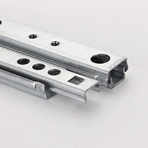 Glissière de tiroir en acier durable 342 mm avec roulement de précision - 7