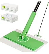 TRENNCHI Newly Upgraded 2-in-1 Dry &amp; Wet Sweeper Floor Mopping and Sweeping Kit with 20PCS Sweepi...