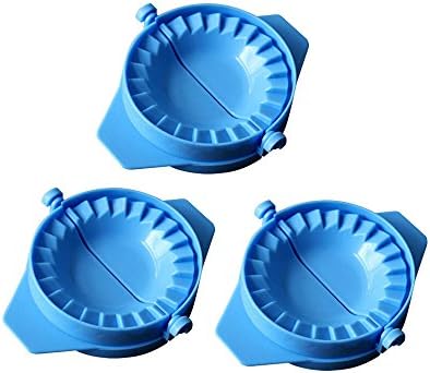 Liibot 3 pcs/Set Dumpling Mold Plastic Dough Press Dumpling Pie Ravioli Mould Cooking Pastry