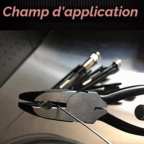 Pince tournante de 15 cm Pince universelle professionnelle Ingénieur Sécurité Haute Acier au Carbone Fil de sécurité Twist Pince torsadée Verrouillage Outil à main rapide