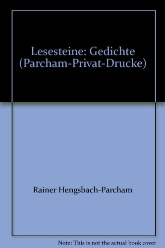 Lesesteine: Gedichte