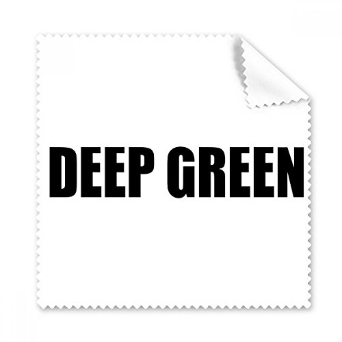 Chiffon de nettoyage écran de téléphone et tissu lunettes couleur deep green lot de 5