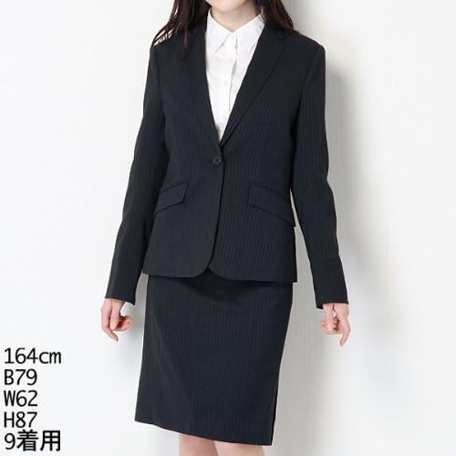 Amazon ホワイトジョーラ White Joola スーツ コードストライプ3点セット ネイビー 7 コート ジャケット 通販