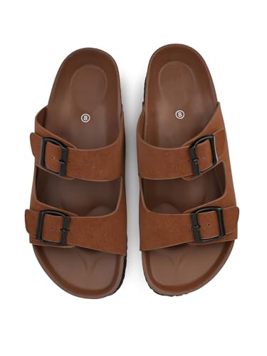 Image of FENTACIA Men Sandals | Lightweight | Padded and Comfortable | Birken Sandals For Dailywear and Regular Use and Casual Outings