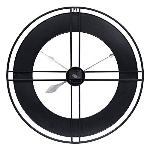 Growsun 24'' Large Wall Clock Pure Metal Retro Heavy Duty Large Decor For Home Living Room Farmhouse #TOP3