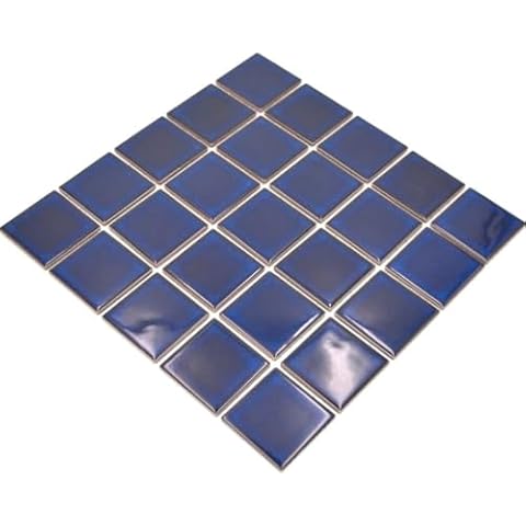 Mosaïque Uni Bleu Cobalt Conwire Cover